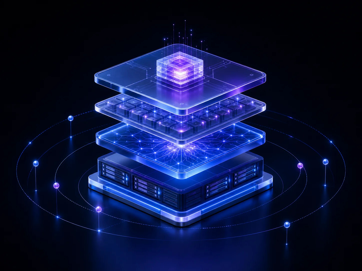 Layered AI infrastructure modules